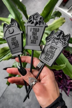 Gravestone Plant Pot Markers