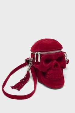 KILLSTAR Grave Digger Skull Handbag - Blood Edition