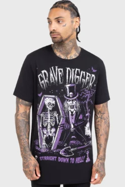 KILLSTAR Grave Digger Men's Gothic T-Shirt