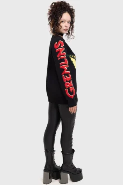 KILLSTAR x Gremlins Stripe Knit Sweater 11 KILLSTAR x Gremlins Stripe Knit Sweater -Kill Star Store GREMLIN STRIPE KNIT SWEATER W E e3bb54b4 2dfa 46df b7d9 33cfeb127a69