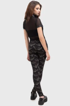 Gremlins x KILLSTAR After Midnight Printed Leggings -Kill Star Store GREMLINS AFTER MIDNIGHT LEGGINGS W F