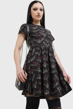 Killstar x Gremlins After Midnight Skater Dress -Kill Star Store GREMLINS AFTER MIDNIGHT SKATER DRESS W E