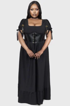 Grim Gretchen Dress [BLACK] -Kill Star Store GRIMGRETCHENDRESS BLACK PLUS B