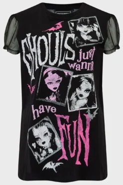 Monster High x KILLSTAR Ghoul Friends Sheer Combo Top -Kill Star Store GhoulFriendsSheerComboTop 1