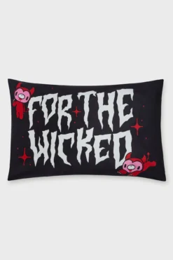 Gloomy Bear x Killstar No Rest Velvet Pillowcase Set -Kill Star Store GloomyWicked PillowCase 1