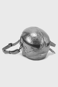 KILLSTAR Grave Digger Skull Handbag [Gunmetal] -Kill Star Store GravediggerBag GUNMETAL B