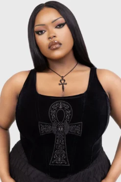 Grimwhisper Corset Top -Kill Star Store GrimwhisperCorset PLUS C