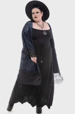KILLSTAR x The Lost Boys Half Vamp Kimono - Velvet Lace Robe -Kill Star Store HALF VAMP KIMONO PLUS W D 1 e1c1bb06 e366 476b a0c2 04336ee55a7f
