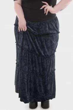 Killstar x The Lost Boys Half Vamp Maxi Skirt - Official Licensed Gothic Apparel -Kill Star Store HALF VAMP MAXI SKIRT PLUS W E 1 2312b486 2854 485f b864 f7330c0e6bb7