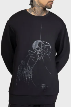 KILLSTAR Hallowshade Statement Graphic Sweatshirt 8 KILLSTAR Hallowshade Statement Graphic Sweatshirt -Kill Star Store HALLOWSHADESWEATSHIRT E