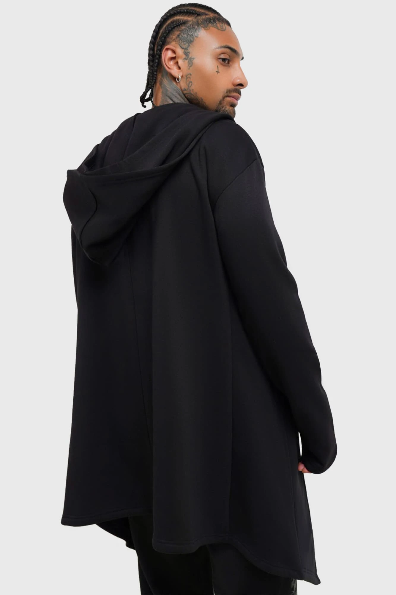 KILLSTAR Hardcoded Poetry Longline Hoodie 8 KILLSTAR Hardcoded Poetry Longline Hoodie - Image 8