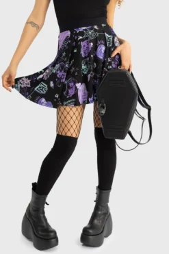 KILLSTAR x Monster High Haunt It Mini Skirt -Kill Star Store HAUNT IT MINI SKIRT W C