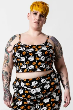 Haunted Pumpkin Cropped Cami [PLUS]
