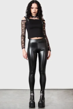 Haunted Vampiress Leggings -Kill Star Store HAUNTED VAMPRESS LEGGINGS W E