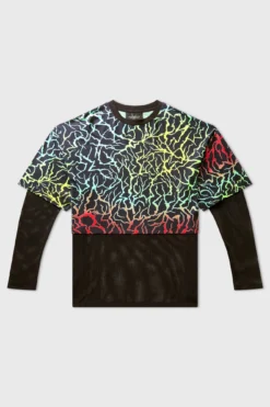 Killstar Heaven Sent Plus Size Top - Rainbow Lightning Fishnet Mesh 10 Killstar Heaven Sent Plus Size Top - Rainbow Lightning Fishnet Mesh -Kill Star Store HEAVEN SENT TOP PLUS MENS B