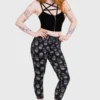 KILLSTAR Heirloom Capri Skull Print Trousers