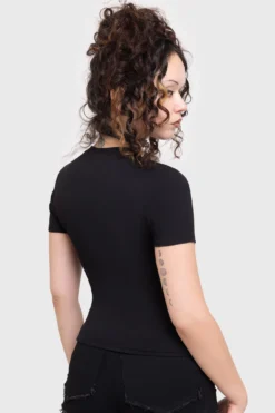 KILLSTAR x Gremlins Here Comes Trouble Fitted Mesh T-Shirt 10 KILLSTAR x Gremlins Here Comes Trouble Fitted Mesh T-Shirt -Kill Star Store HERE COMES TROUBLE FITTED T SHIRT W F