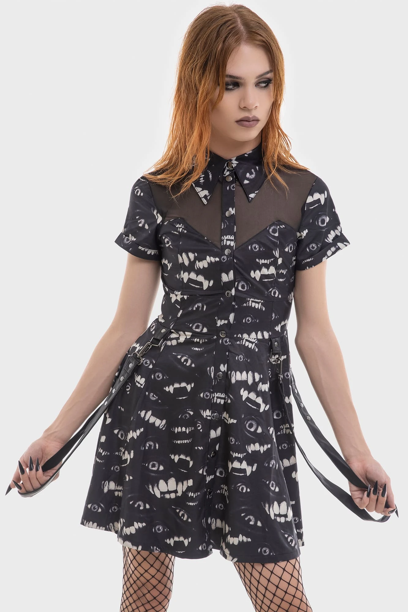 Killstar x The Lost Boys Hex-Cellent Mini Dress 3 Killstar x The Lost Boys Hex-Cellent Mini Dress - Image 3