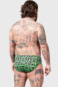 KILLSTAR Hextreme Swim Trunks -Kill Star Store HEXTREME SWIM SHORTS PLUS M F