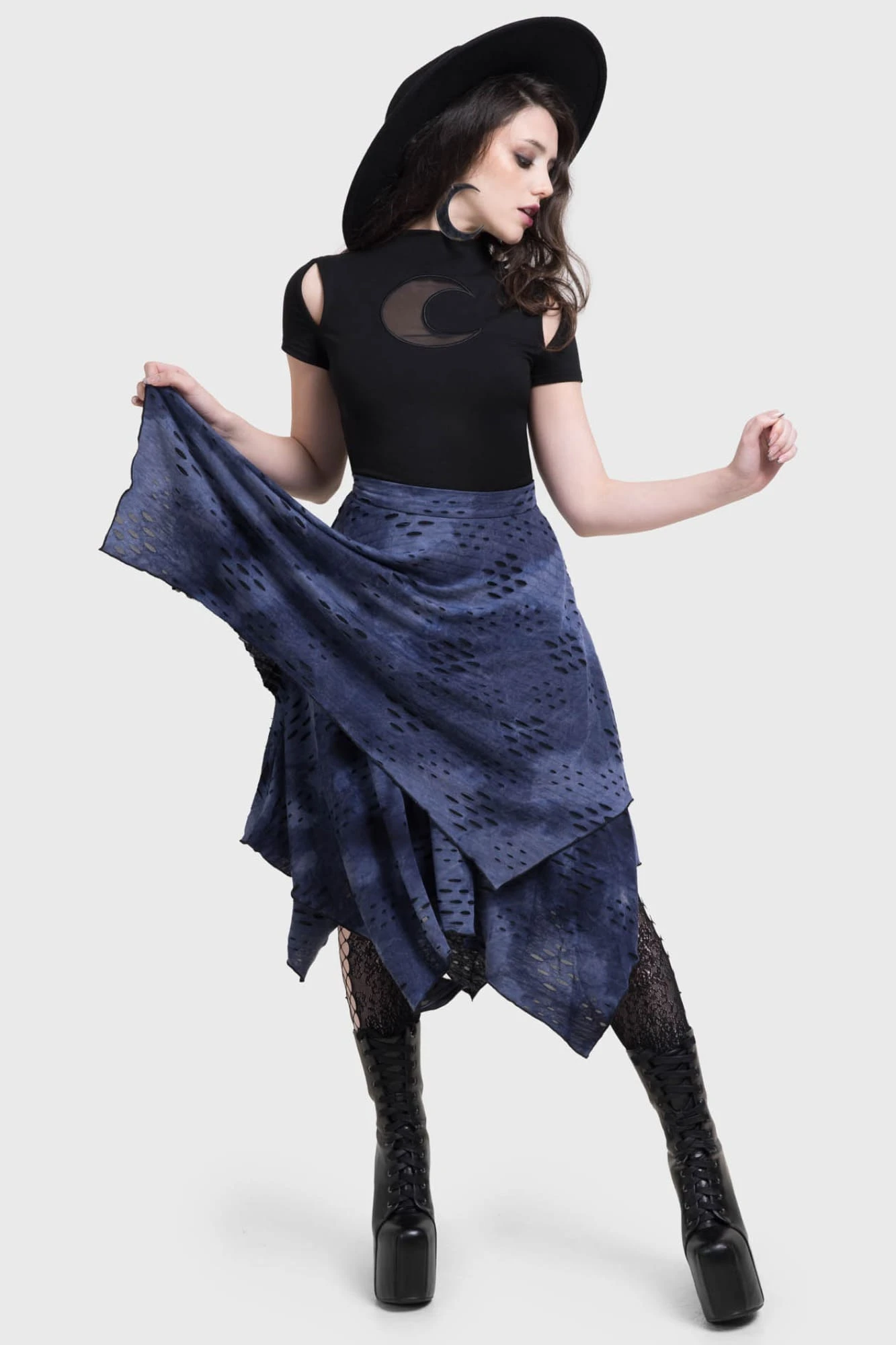 KILLSTAR x Corpse Bride Hauntly Maiden Skirt 2 KILLSTAR x Corpse Bride Hauntly Maiden Skirt - Image 2