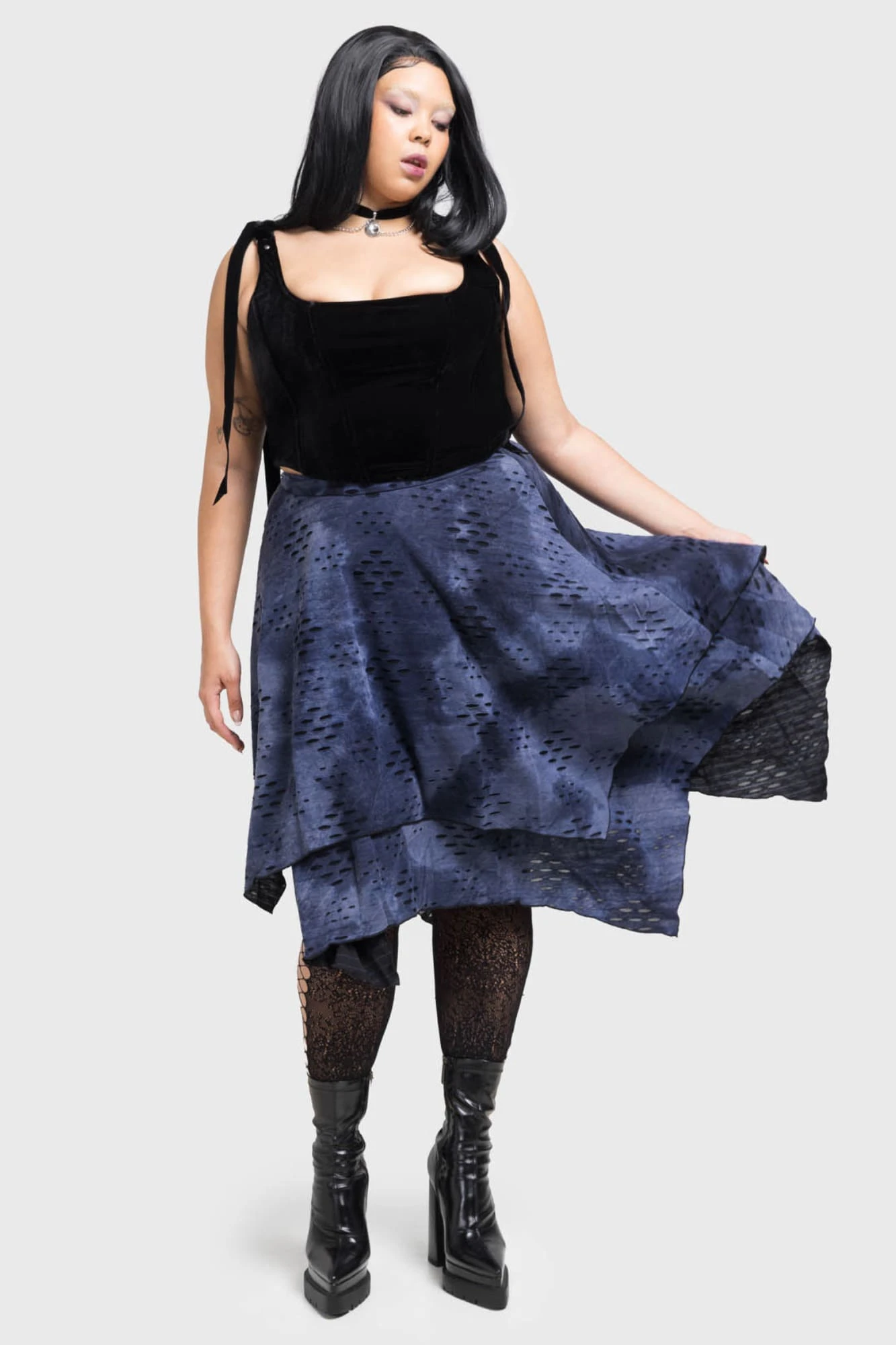 KILLSTAR x Corpse Bride Hauntly Maiden Skirt 5 KILLSTAR x Corpse Bride Hauntly Maiden Skirt - Image 5