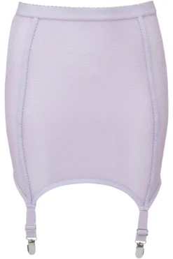 Heartbeats Fishnet Skirt [LILAC] [PLUS]
