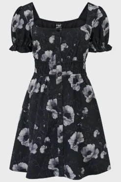 Howling Moon Dress 13 Howling Moon Dress -Kill Star Store Howling Moon Dress Black White 1