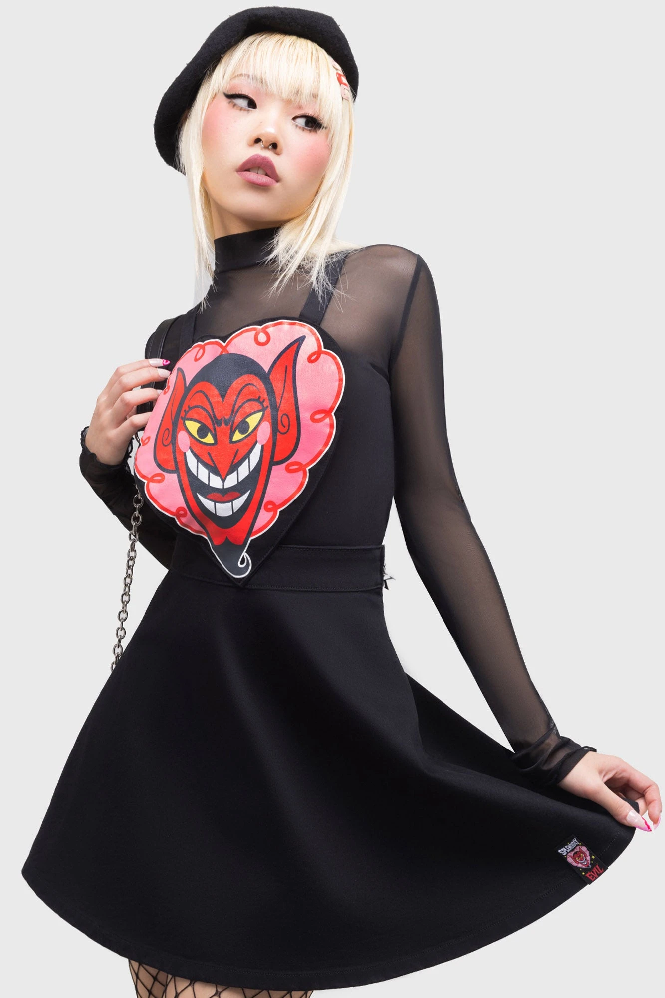 KILLSTAR x Powerpuff Girls I Feel Pretty HIM Pinafore Dress 3 KILLSTAR x Powerpuff Girls I Feel Pretty HIM Pinafore Dress - Image 3