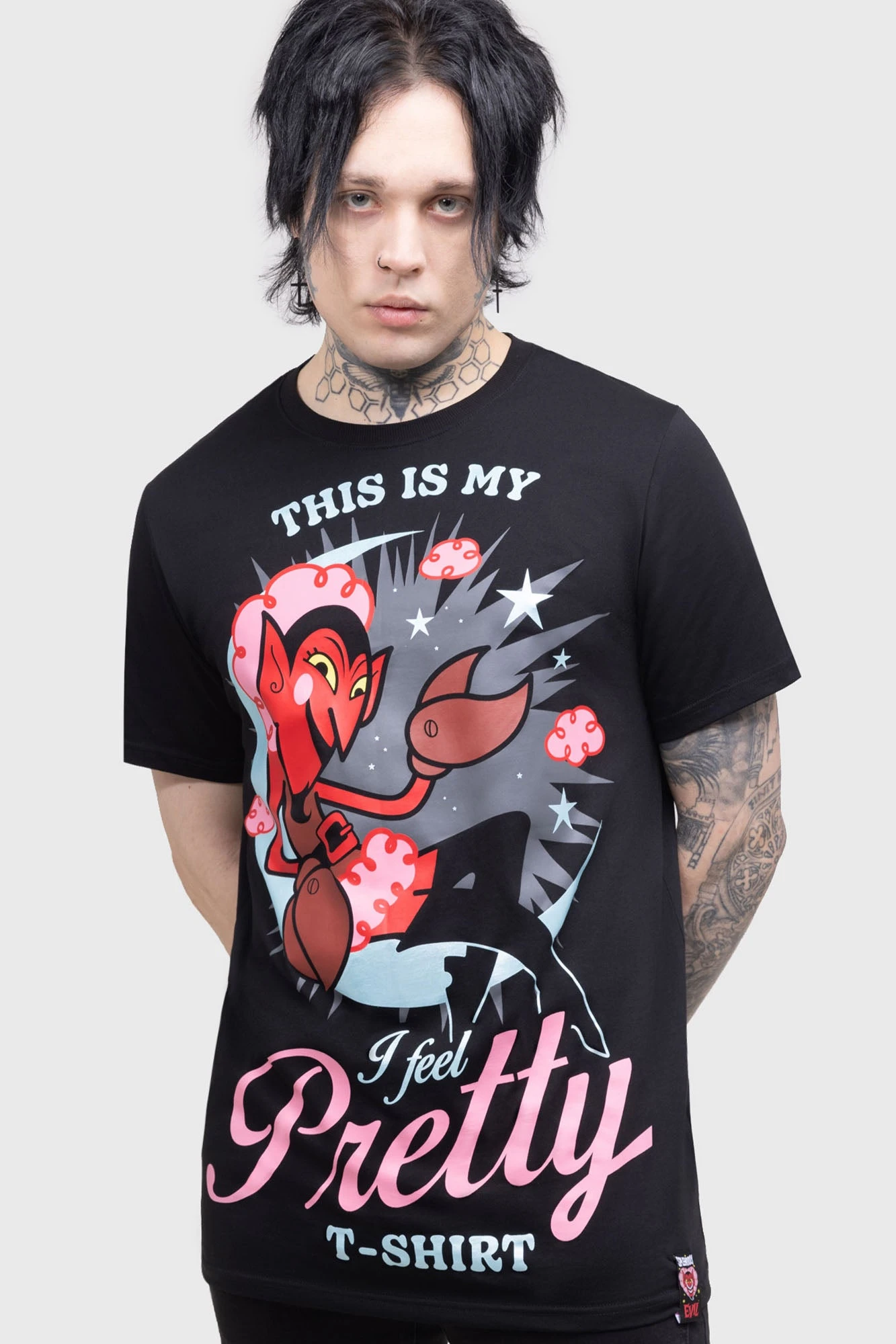 Killstar x HIM I Feel Pretty Graphic T-Shirt 3 Killstar x HIM I Feel Pretty Graphic T-Shirt - Image 3
