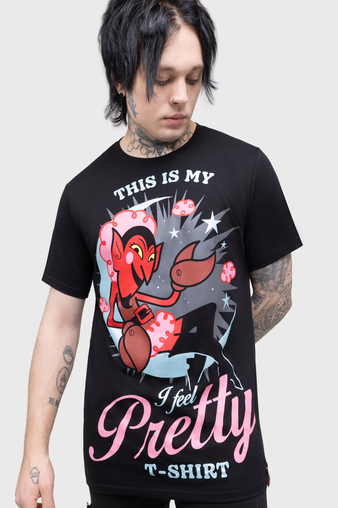 Killstar x HIM I Feel Pretty Graphic T-Shirt 4 Killstar x HIM I Feel Pretty Graphic T-Shirt - Image 4