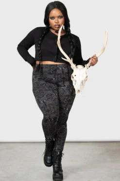 KILLSTAR x Wednesday: I'm Saaaorry Nevermore Plus Size Leggings