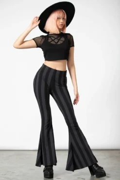 Inferno Room Flares [GREY STRIPE] -Kill Star Store INFERNO FLARES GREY W E