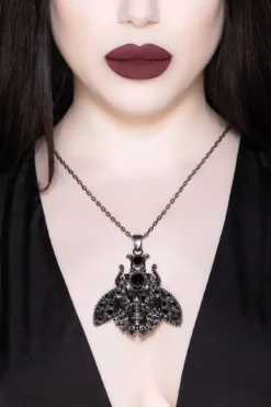 Killstar Insecta Morte Statement Insect Necklace