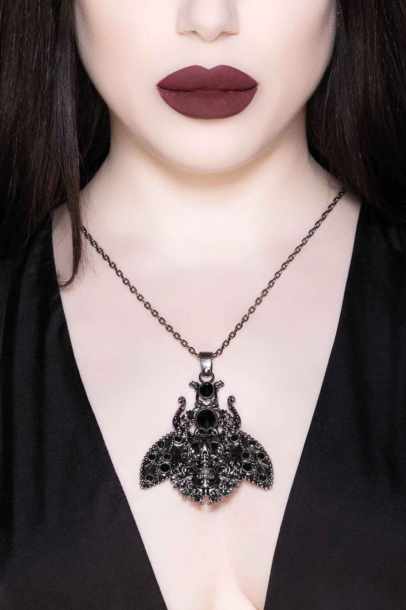 Killstar Insecta Morte Statement Insect Necklace 1 Killstar Insecta Morte Statement Insect Necklace