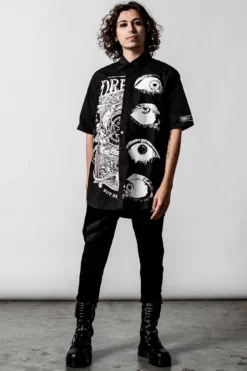 Insomnia Longline Shirt -Kill Star Store INSOMNIA LONGLINE SHIRT MENS B