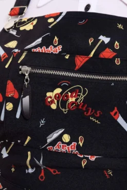 KILLSTAR x Chucky It's Time To Play Pinafore Dress -Kill Star Store IT S TIME TO PLAY PINAFORE DRESS PLUS W G