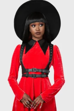 Killstar Ivy Studded Faux Leather Harness