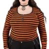 Izora Ribbed Top [PUMPKIN] [PLUS]