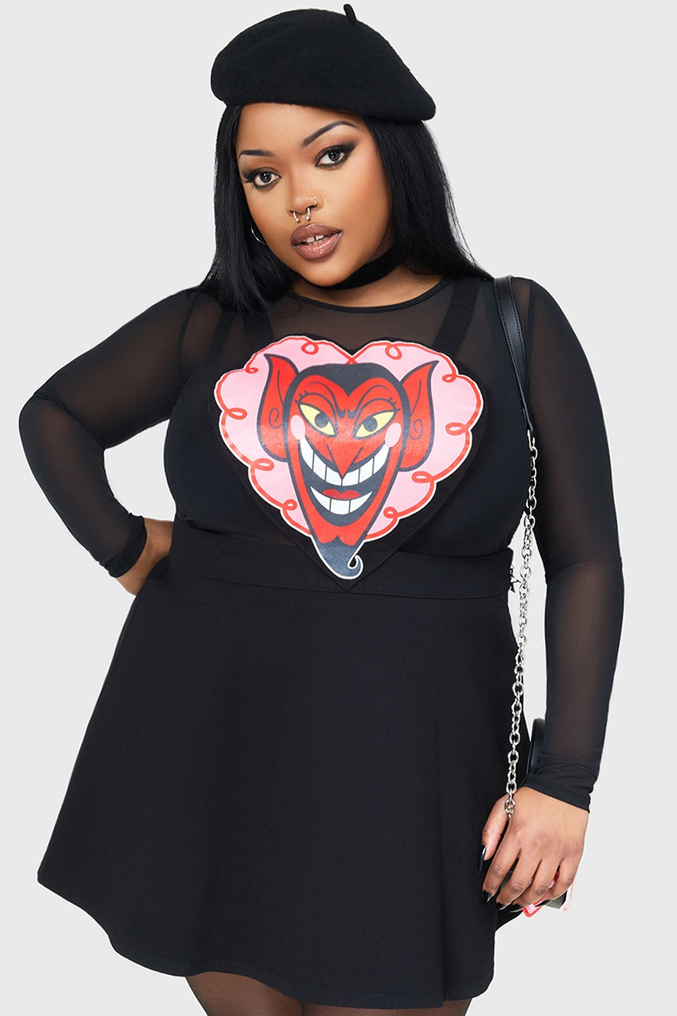 KILLSTAR x Powerpuff Girls I Feel Pretty HIM Pinafore Dress 7 KILLSTAR x Powerpuff Girls I Feel Pretty HIM Pinafore Dress - Image 7