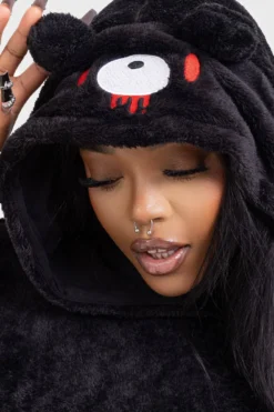 Killstar x Gloomy Bear I'm Gloomy Fluffy Hoodie -Kill Star Store I M GLOOMY HOODIE PLUS W D 46e41754 b100 41b9 9054 2bcd4666c3fd