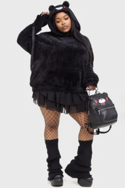 Killstar x Gloomy Bear I'm Gloomy Fluffy Hoodie -Kill Star Store I M GLOOMY HOODIE PLUS W E b7930971 b70c 45ec 9a05 c2c9dd8fc74b