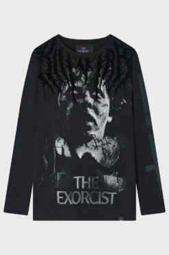 KILLSTAR x The Exorcist: I'm Not Regan Long Sleeved Top -Kill Star Store I MNOTREGANLONGSLEEVET SHIRT BLACK 1