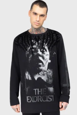 KILLSTAR x The Exorcist: I'm Not Regan Long Sleeved Top -Kill Star Store I m Not Regan Long Sleeved Top D