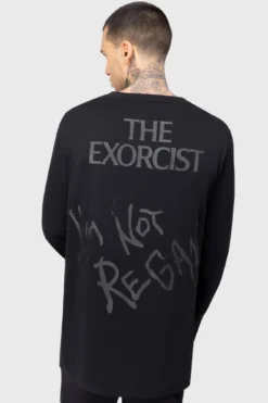 KILLSTAR x The Exorcist: I'm Not Regan Long Sleeved Top -Kill Star Store I m Not Regan Long Sleeved Top E