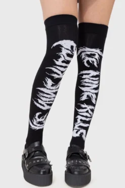 ICE NINE KILLS x KILLSTAR INK Logo Knee High Socks