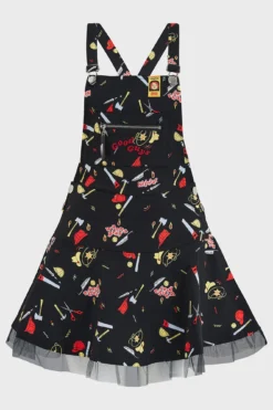 KILLSTAR x Chucky It's Time To Play Pinafore Dress -Kill Star Store ItsTImeToPlay PinaforeDress Black 1 bdf57df1 02de 44f9 ac63 34e4799e3dcd