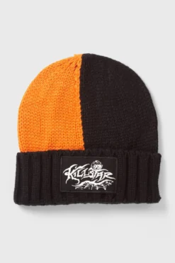 KILLSTAR Jack O'Lantern Beanie - Gothic Safety Pin Knit Hat 8 KILLSTAR Jack O'Lantern Beanie - Gothic Safety Pin Knit Hat -Kill Star Store Jack O Lantern Beanie