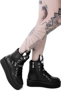 KILLSTAR Keiko Kitty High Top Sneakers -Kill Star Store KEIKOKITTY HIGHTOPS C