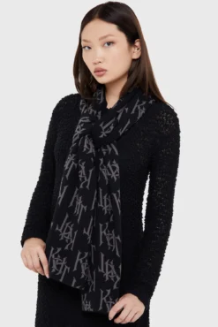 KILLSTAR Kihilist Scarf - Statement Soft Knitted Accessory -Kill Star Store KIHILISTSCARF D