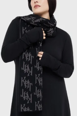 KILLSTAR Kihilist Scarf - Statement Soft Knitted Accessory -Kill Star Store KIHILISTSCARF F